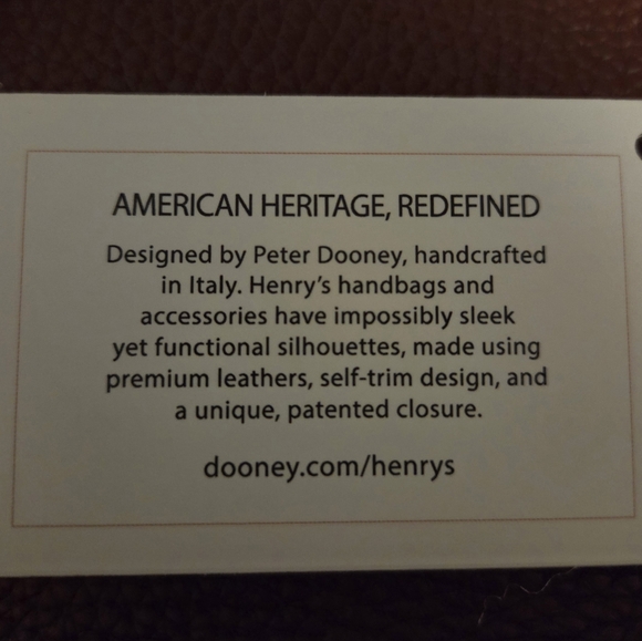 Henry's By Dooney & Bourke Small Crossbody In Chocolate NWT - Picture 12 of 16